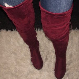 Over the knee boots
